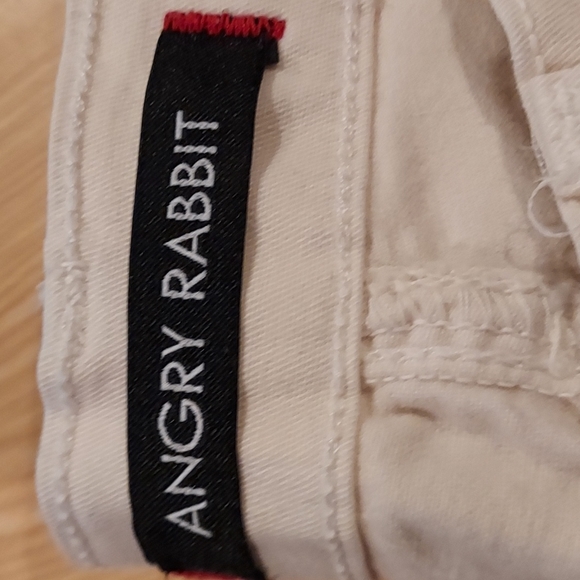 2 Pair Of NWOT Women's Angry Rabbit Skinny Jeans Size 25 White/Blue - Picture 2 of 10